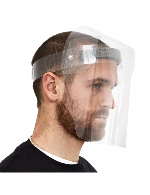 Demi-visières en Plastique (Couvre Bouche et Nez Facial) - Transparent