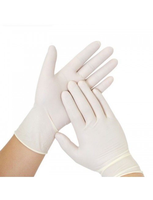 Gants jetables en Nitrile Blanc - Taille S HYGONORM Safe Light Boite de 100