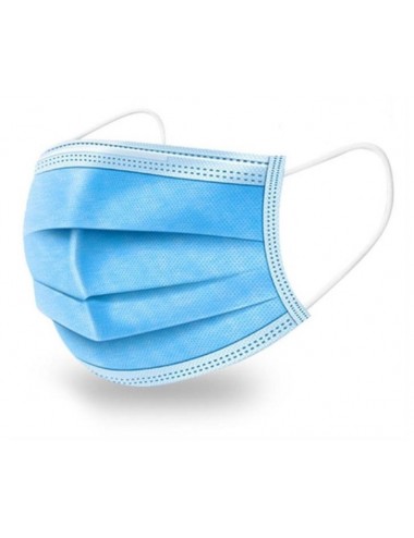 Masque Haute Protection Certifié Anti-Covid 19 Taille M Bleu - 40H  d'Utilisation Lavable 60 Fois