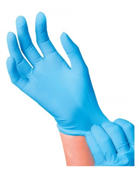 Gants Nitrile non poudrés Taille S (boîte de 100) - Odero