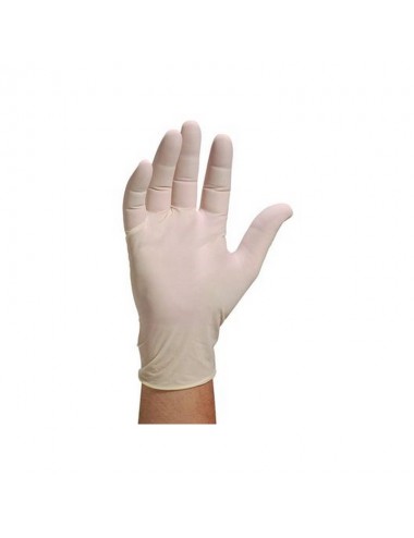 Boîte de 100 gants jetables latex non poudré T9/10 - GAN127003