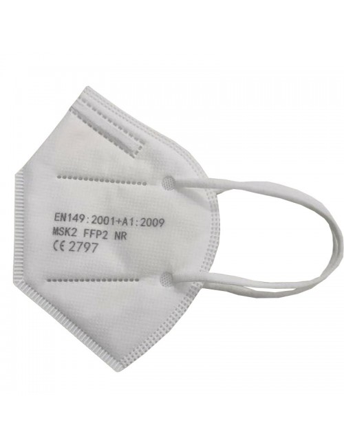 Masque de protection Respiratoire FFP2 Sachet individuel - Blanc