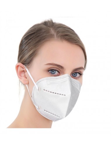 Masque de protection respiratoire FFP2 - Bec de canard - Blanc