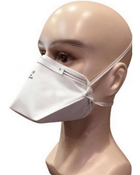 Masque de protection respiratoire FFP2 - Bec de canard - Blanc