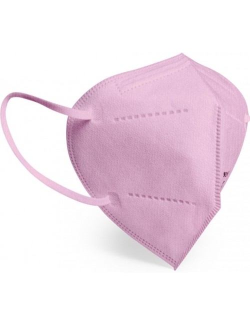 Masque de protection Respiratoire FFP2 (Sachet individuel) - Rose