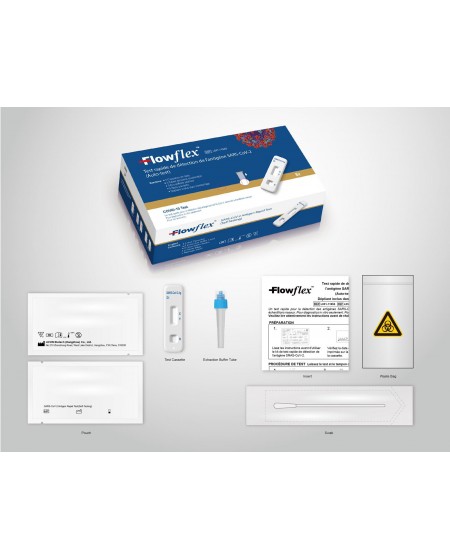 Autotest Nasal Covid-19 labo ACON Flowflex (Boite 5)