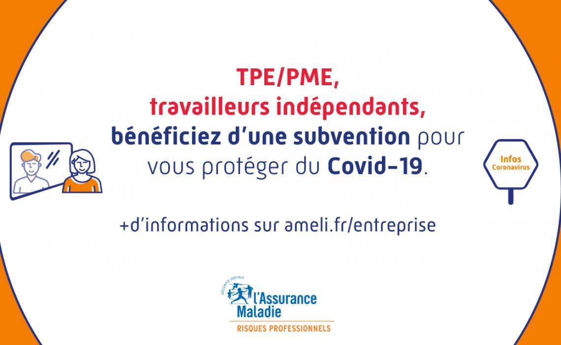 La CPAM octroi une subvention spéciale pour aider les TPE et PME pour le COVID-19